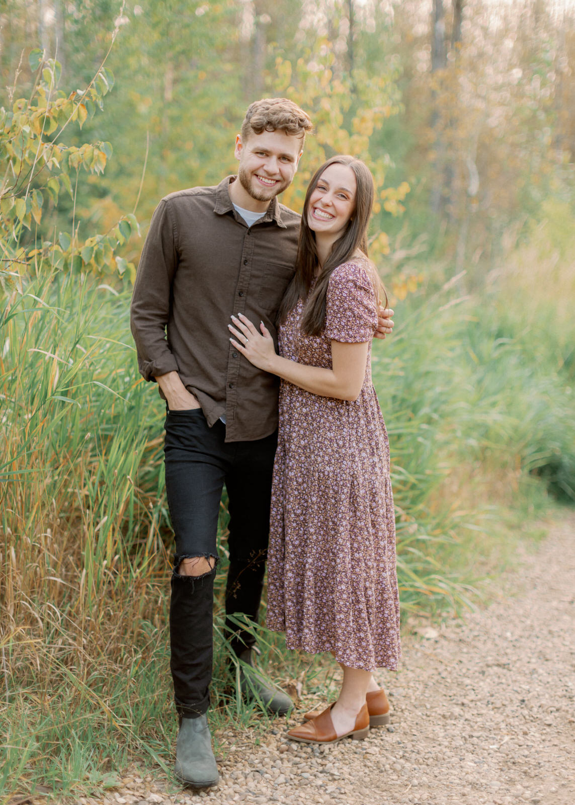 Sunset engagement session - Wedding Photographer in Montreal