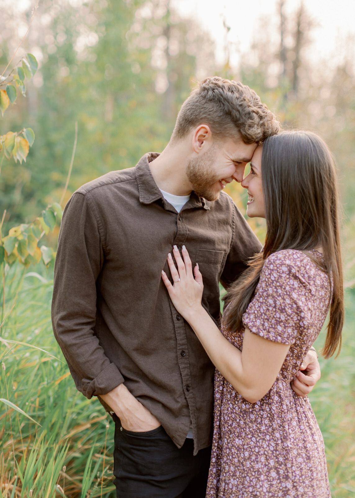 Sunset engagement session - Wedding Photographer in Montreal