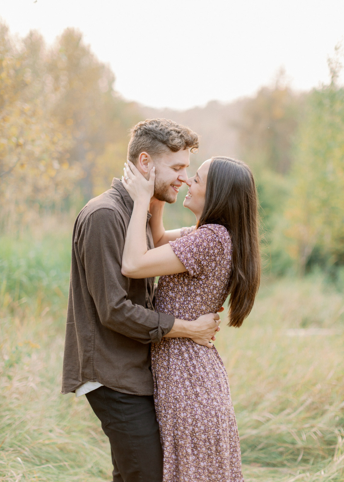Sunset engagement session - Wedding Photographer in Montreal