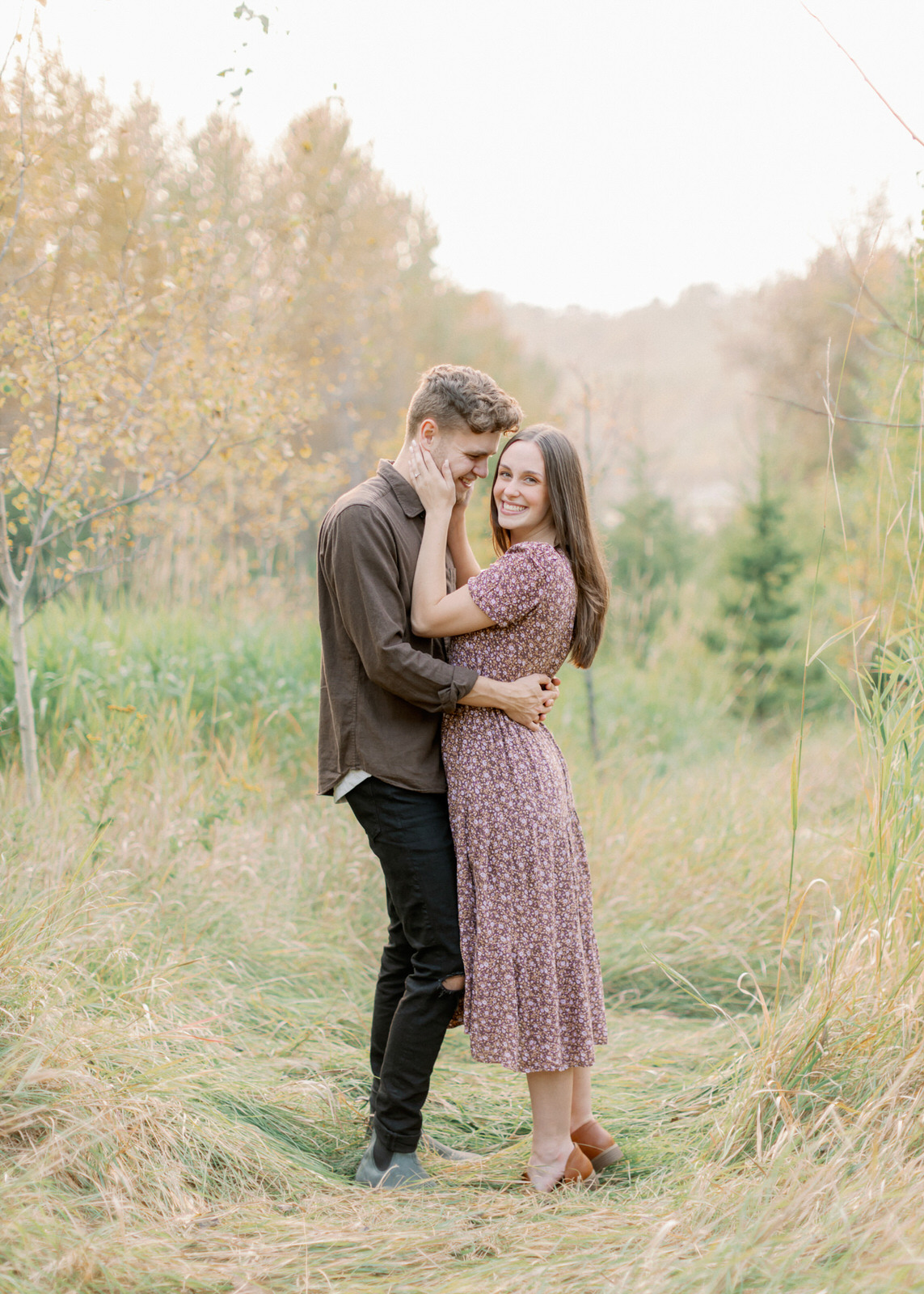 Sunset engagement session - Wedding Photographer in Montreal