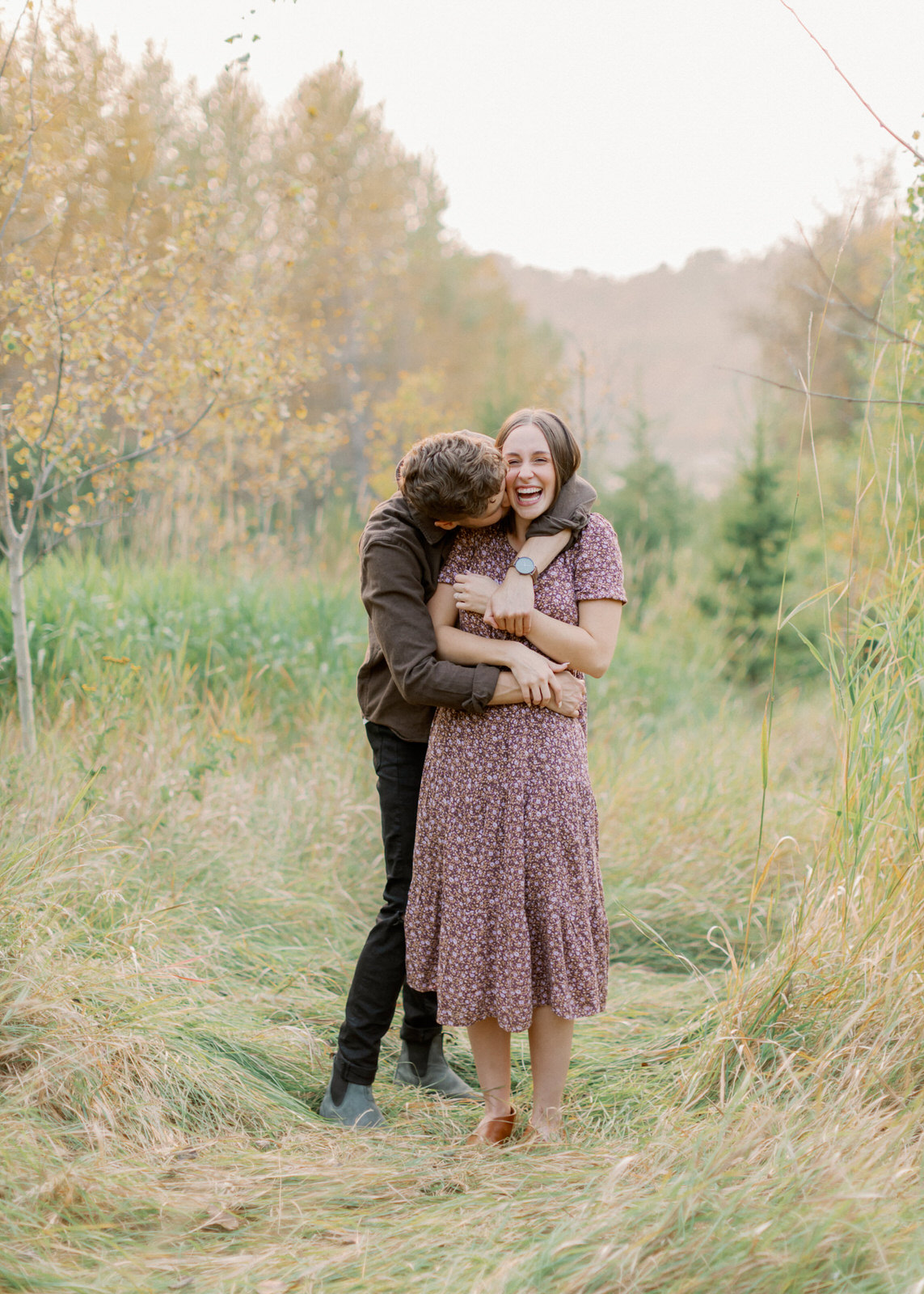 Sunset engagement session - Wedding Photographer in Montreal