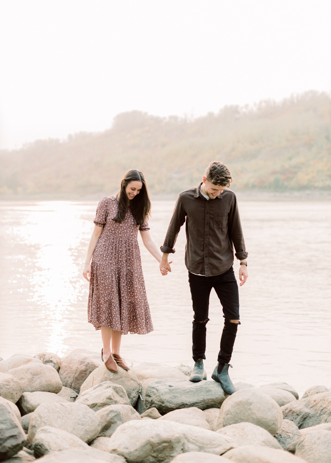 Sunset engagement session - Wedding Photographer in Montreal