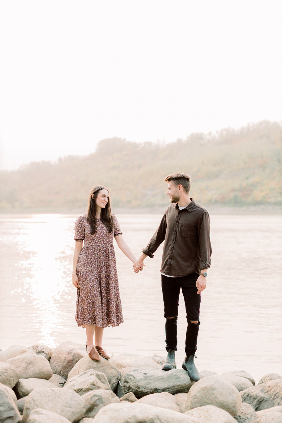 Sunset engagement session - Wedding Photographer in Montreal