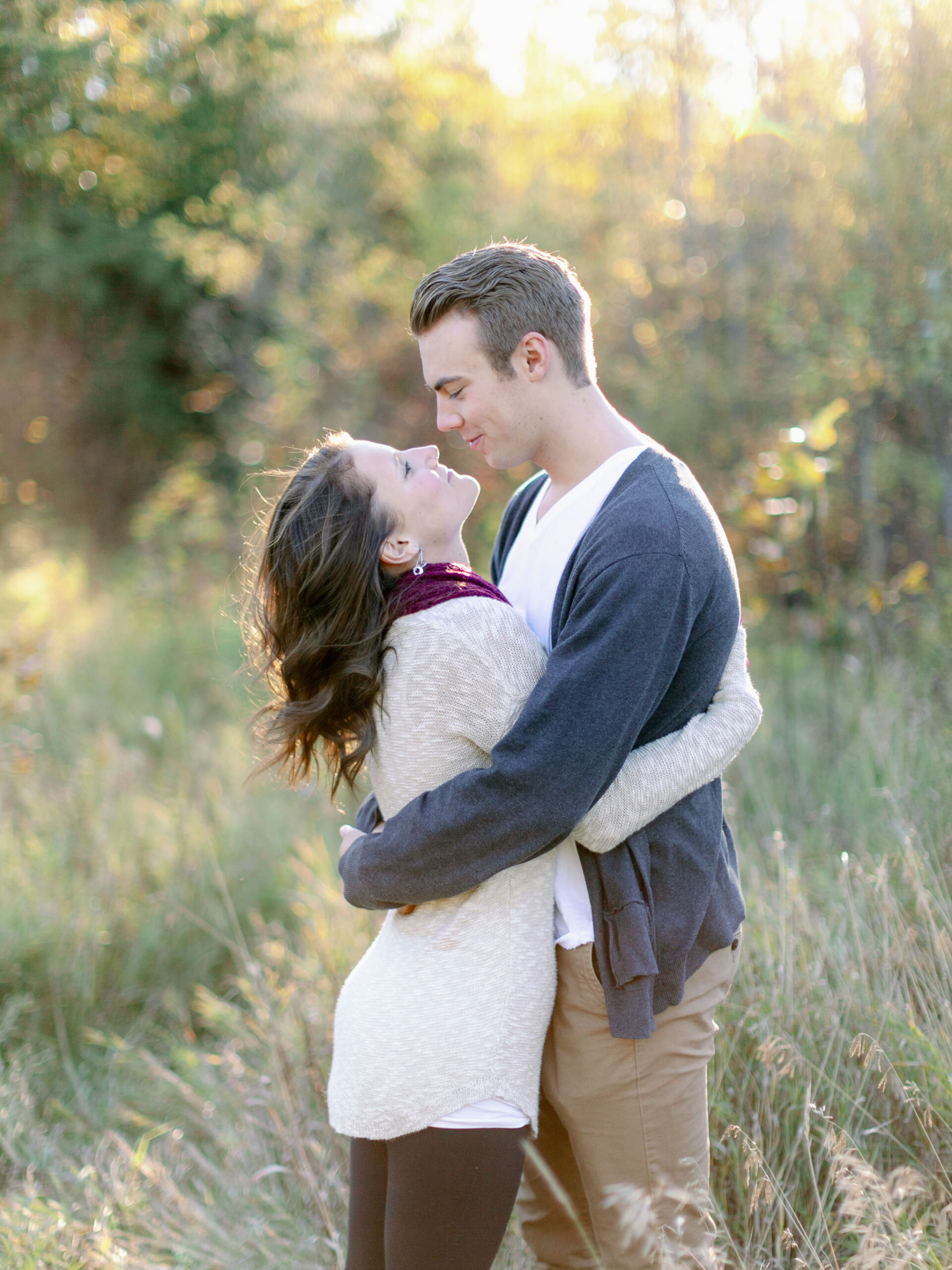 fall engagement session - Montreal wedding photographer